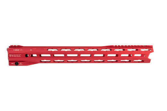 Strike Industries Gridlok LITE 17-inch Complete Handguard in Red has a one-piece design